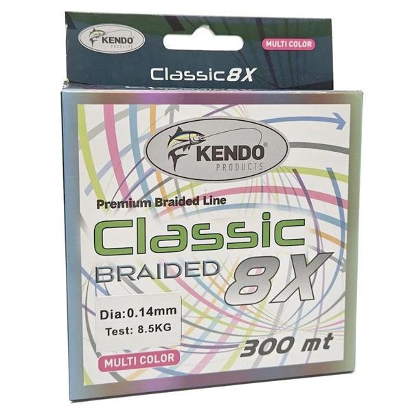 Kendo Classic 8X 300m Multicolor Örgü İp 0,16 mm - Image 1