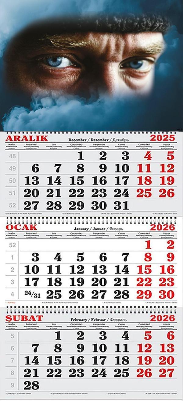 2026 Yılı Gemici Takvimi- ATATÜRK - Image 1