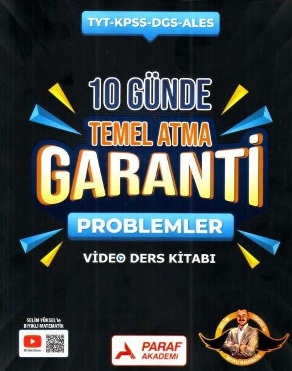 Paraf Yayınları TYT Problemler Z Takımı 10 Günde Temel Atma Garanti Video Ders Kitabı - PRF Paraf Yayınları - Image 1