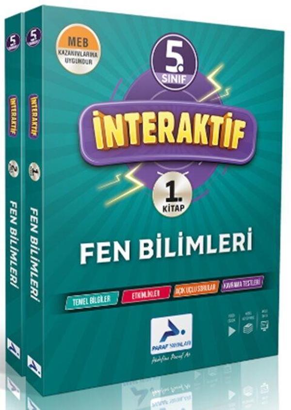 Paraf Yayınları 5. Sınıf İnteraktif Fen Bilimleri Soru Kütüphanesi - PRF Paraf Yayınları - Image 1