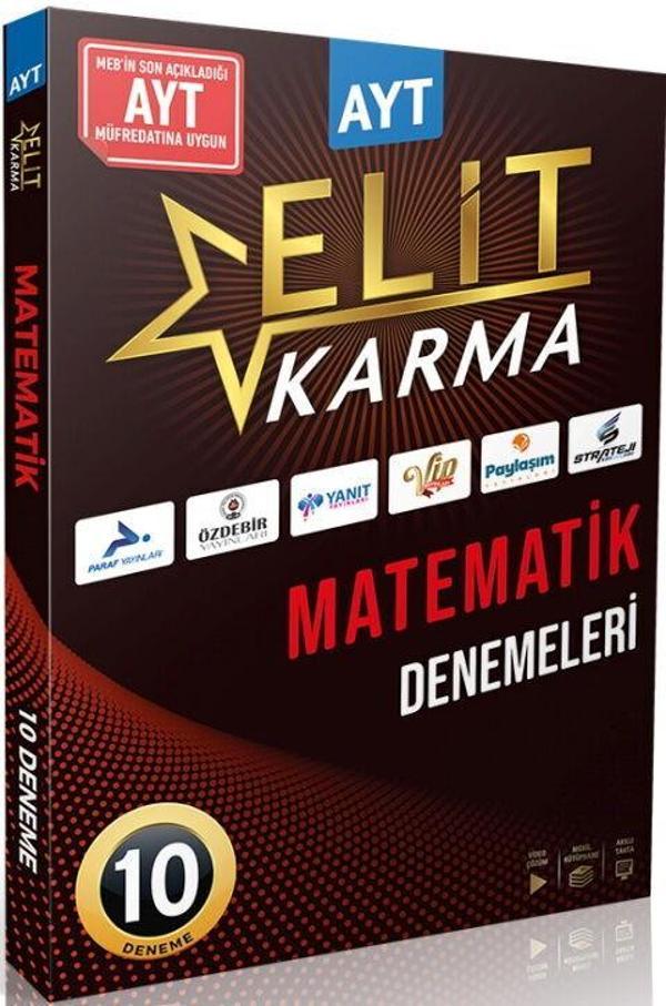 Paraf Yayınları AYT Matematik Elit Karma 10 Deneme - PRF Paraf Yayınları - Image 1
