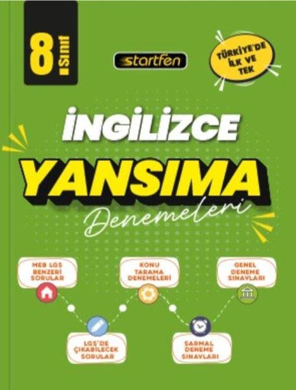8. Sınıf İngilizce Yansıma Denemeleri - Startfen Yayınları - Image 1