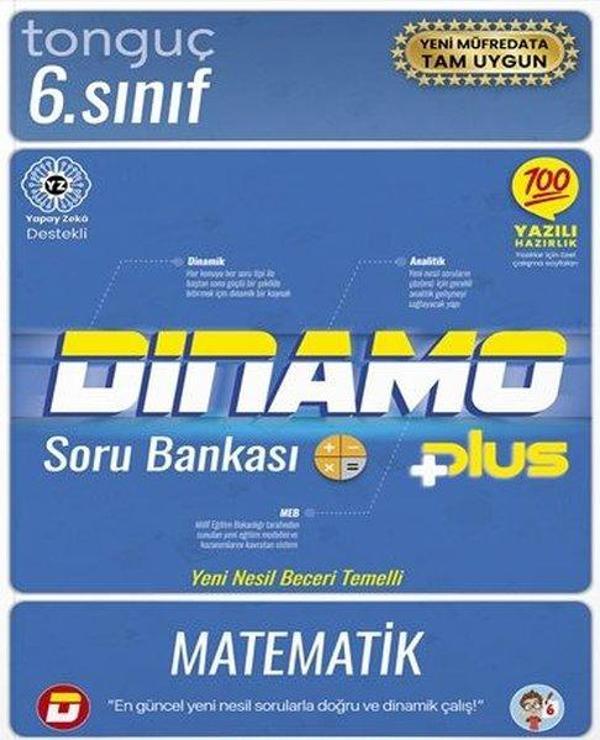 6. Sınıf Dinamo Matematik Soru Bankası - Tonguç Akademi - Image 1