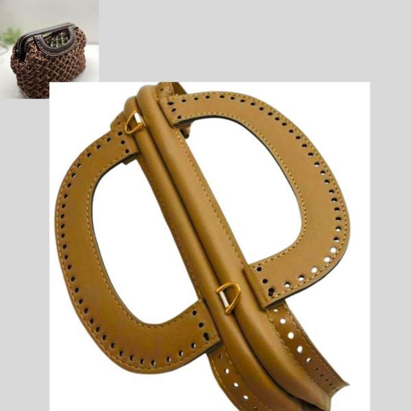 Angel Çanta Aksesuar 25 cm Suni Derili Hardal Renk Gizli Çanta Bursu Yeni Model  - Image 1