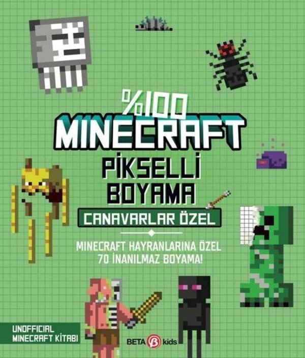 Minecraft Pikselli Boyama - Canavarlar Özel - Beta Kids - Image 1