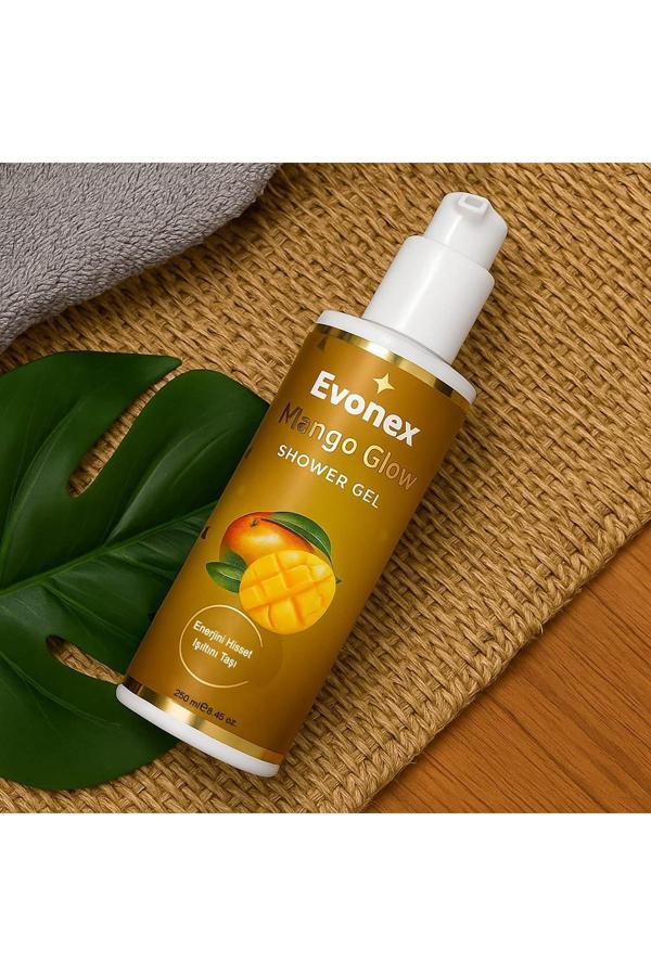 Evonex Mango Glow Shower Gel-Mango Kokulu Duş Jeli - Image 1