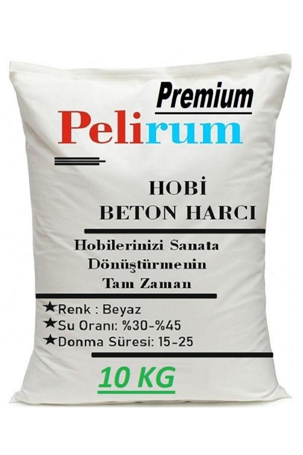 Pelirum Hızlı Donan Biblo Harcı Tozu Güçlü Hobi Biblo Mumluk Vazo Kalıp Döküm Harcı 10 Kg (%98 BALONCUKSUZ) - Image 1