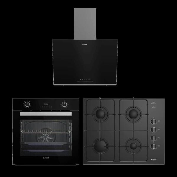 Arçelik Smart Siyah Ankastre Set - Image 1