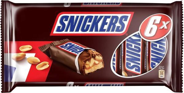 Snickers Çikolata Yer fıstıklı 50 GR X 6 Adet  - Image 1
