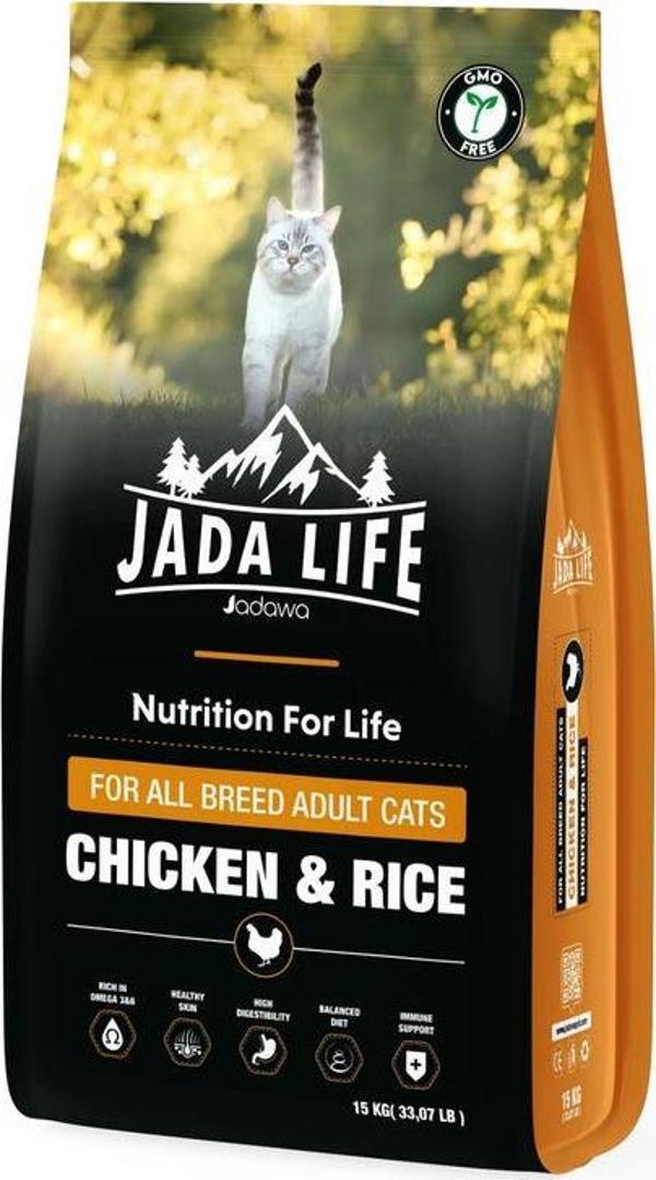 Jada Life Tavuklu Yetişkin Kedi Maması 15 KG - Image 1