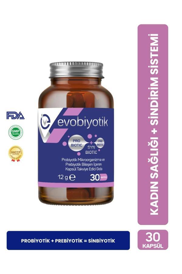 EVOBİYOTİK 30 Kapsül | Probiyotik & Prebiyotik - Image 1