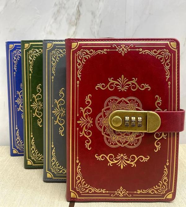 Özel Tasarım Şifreli Deri Defter Model 2 - Image 1