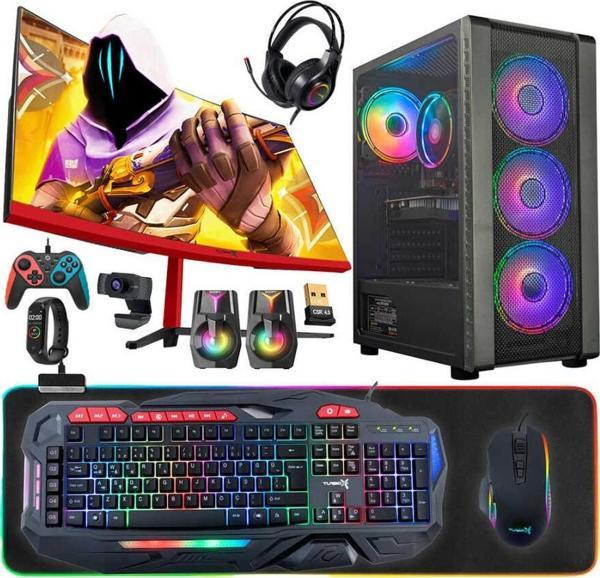 Turbox Tx5034 i5 9400F 16GB 1TB SSD 4GB GTX1050Ti GDDR5 23.6 Curved Oyuncu Bilgisayarı - Image 1