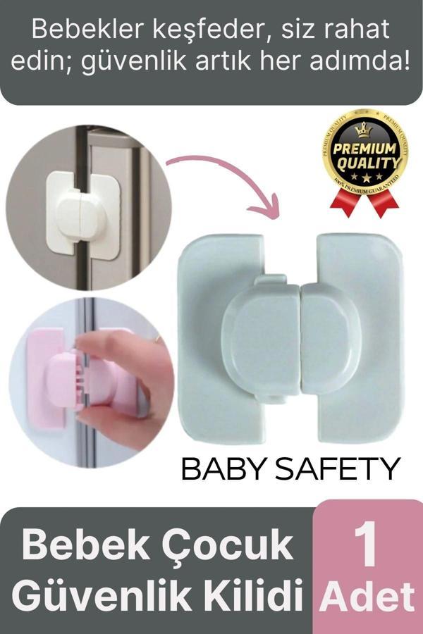Özel Üretim Çekmece Dolap Pencere Buzdolabı Eşya Sabitleyici Bebek Çocuk Koruyucu Güvenlik Kilidi - Image 1