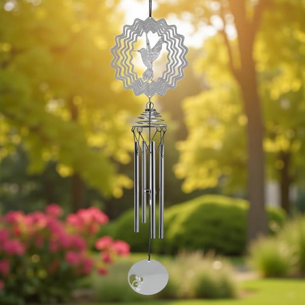 Feng Shui Sinek Kuşu Temalı Rüzgar Çanı Dış Mekan Bahçe Balkon Süsü Yeni Ev & Arkadaş Hediyesi 60 cm - Image 1