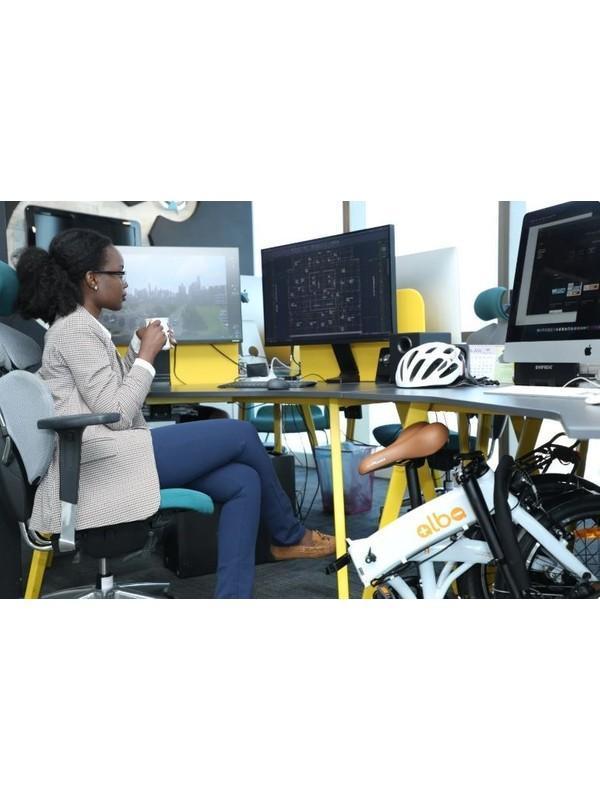 Alba Fold 2 36V 7.8AH 20 Jant Katlanır Elektrikli Bisiklet Beyaz NFC 2025 el gazlı - Image 1