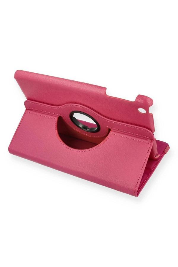 iPad Mini 1 Kılıf 360 Tablet Deri Kılıf - Pembe-(5796) - Image 1
