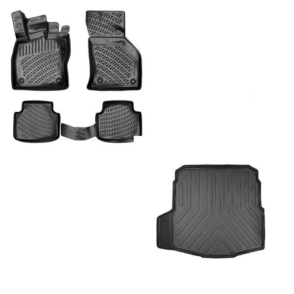 Volkswagen Passat B8-8.5 2015-2022 Sedan - Impression 3D Araca Özel Paspas ve Bagaj Havuzu - Image 1