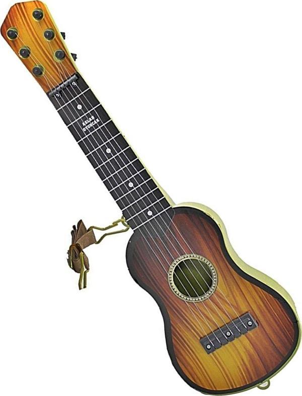 Aslan Oyuncak Oyuncak Çocuk Gitarı 6 Telli Ispanyol Gitar Tam Hediyelik Ürün 50Cm (Kalemlik Hediyeli) - Image 1