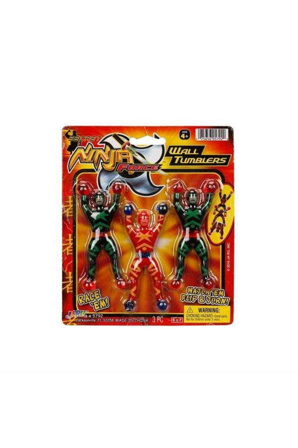 Sunman Duvara Yapışan Taklacı Ninja - Mavi - Kırmızı - Image 1