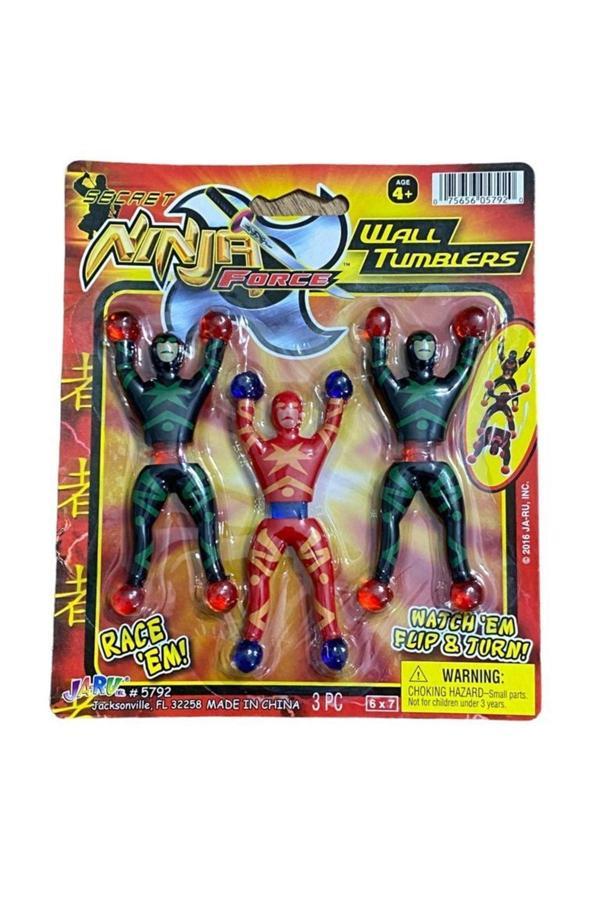 Sunman Duvara Ve Cama Yapışan Taklacı Akrobat Ninja - Hacıyatmaz Ninja 3'Lü Kutu - Image 1