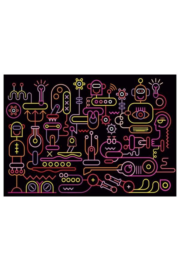 Muhcu Home Ks Robot Workshop 1000 Parça Puzzle - Image 1