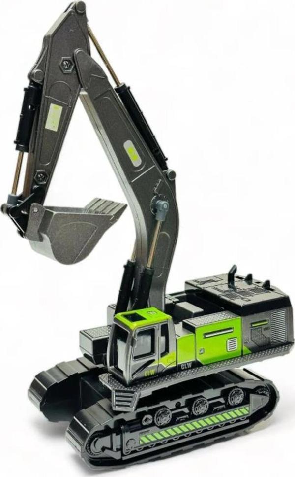 Can Oyuncak Oyuncak İş Makinaları Metal Uçlu Kepçe Dozer Sürtmeli Ekskavatör - Image 1