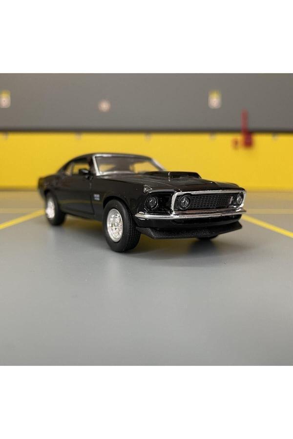 Welly Ford Mustang Boss 429 1969 1/36 Ölçek Diecast Metal Model Araba Oyuncak Araba - Image 1