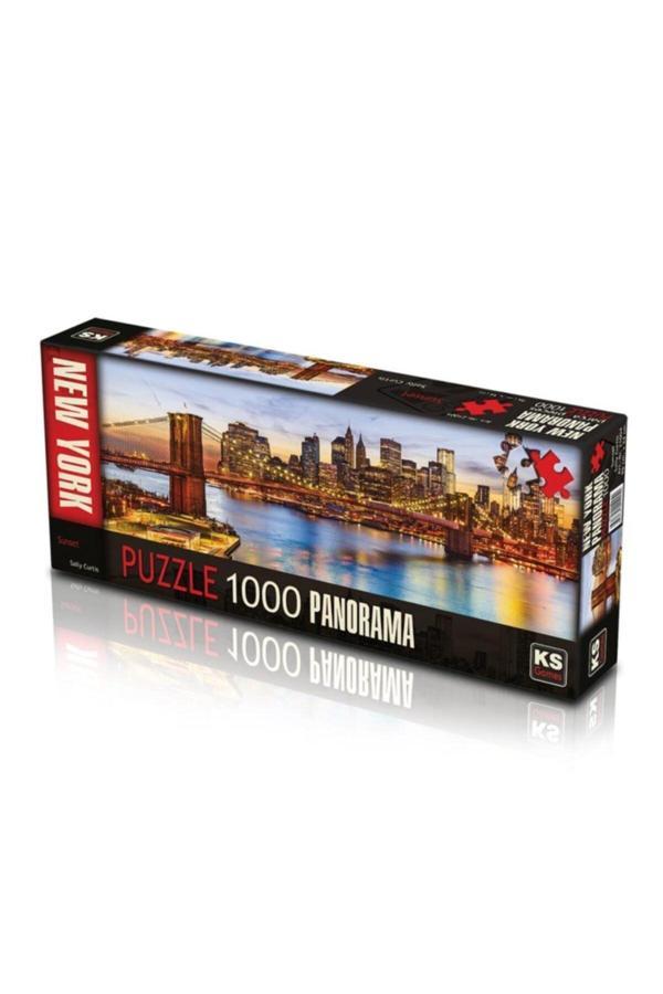Ks Games Puzzle Yapboz 1000 Parça Panoramik Sunset - Image 1