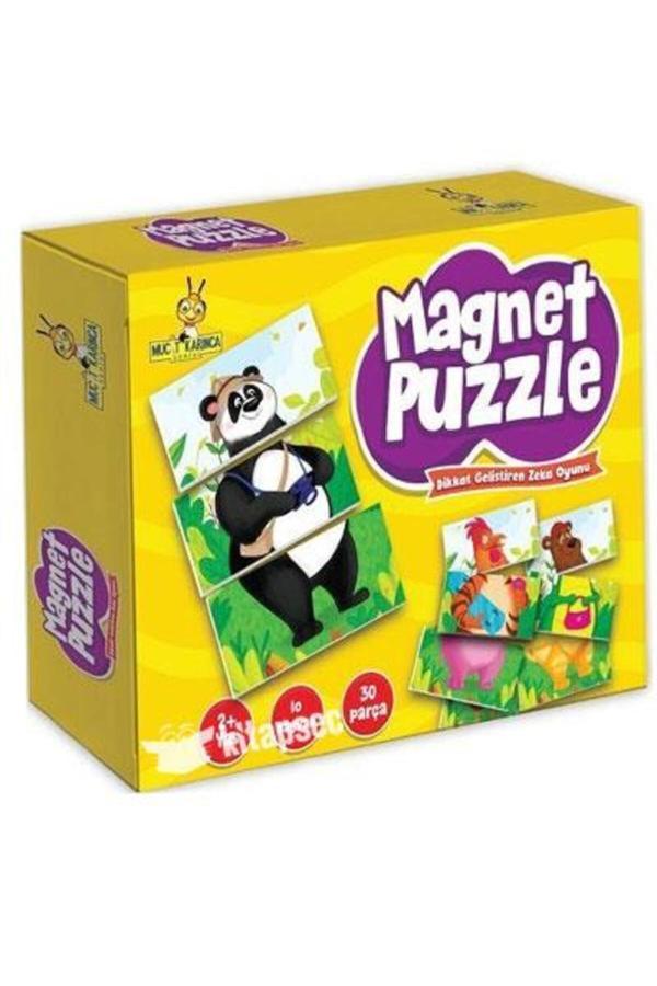 Yükselen Zeka Magnet Puzzle Seti 10 Hayvan 30 Parç - Image 1