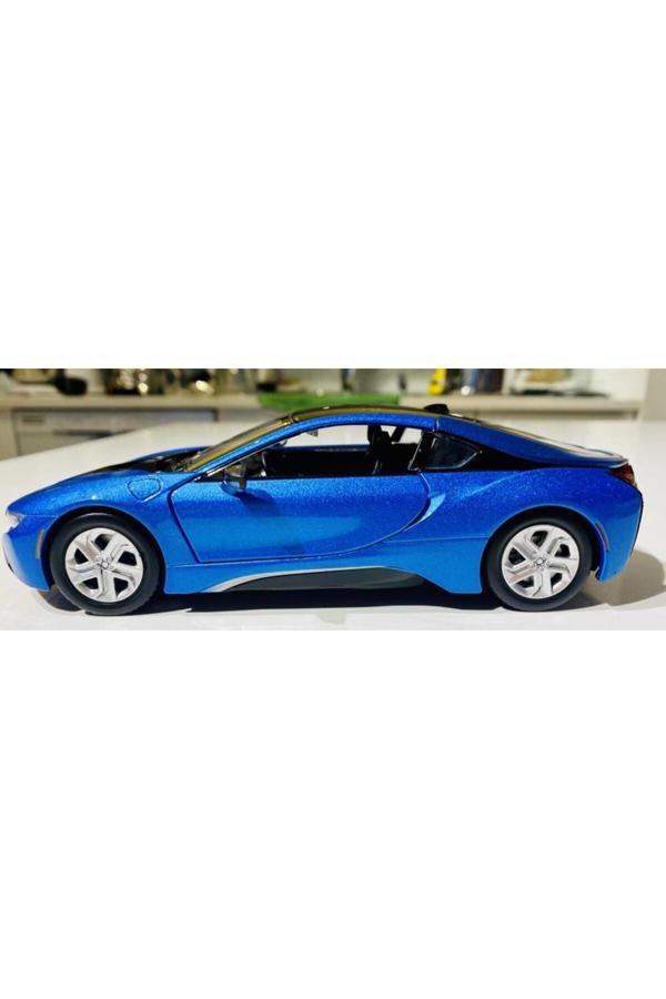 Motor Max Motormax 2018 Bmw İ8 Couple 1/24 Mavi Model Araba - Image 1