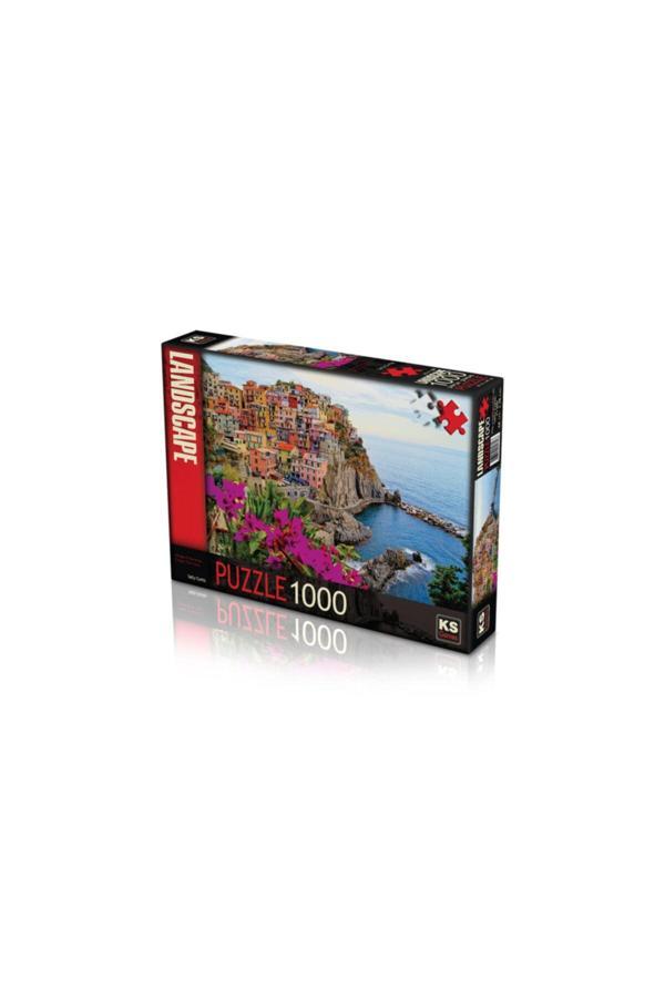 Ks Games Puzzle (1000) Li Urban Art Willage Of Manarola Cinque - Image 1