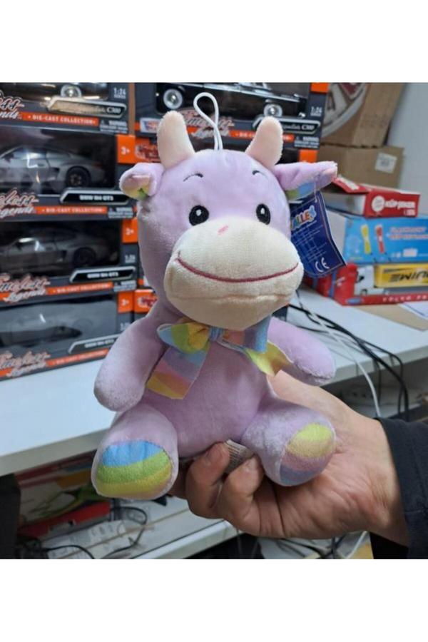 Halley 20 Cm Asılabilir Elleri Vantuzlu Oyuncak Peluş İnek - Image 1