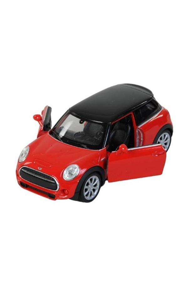 Welly Oyuncak Metal Model Araba 1/36 Çek Bırak Kımızı Mini Cooper - Image 1