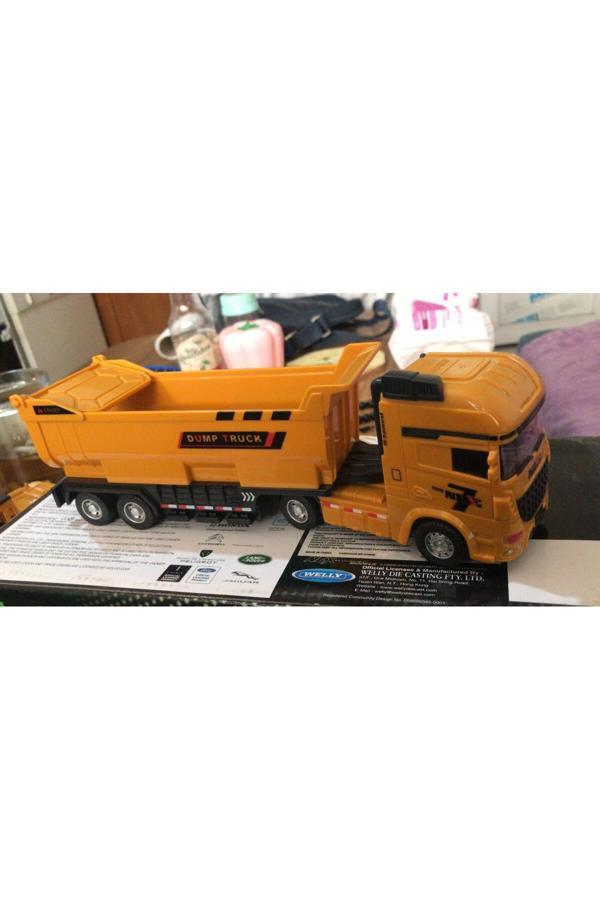 Asya Oyuncak Oyuncak Koleksiyon İş Makinaları Kum Kamyonu Taşıyıcı 25 Cm - Image 1