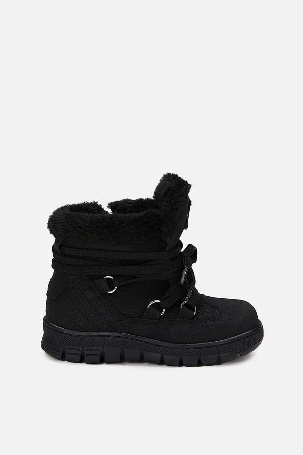 Vicco Kappa Kürklü Kız Bebek Siyah Bot - Image 1