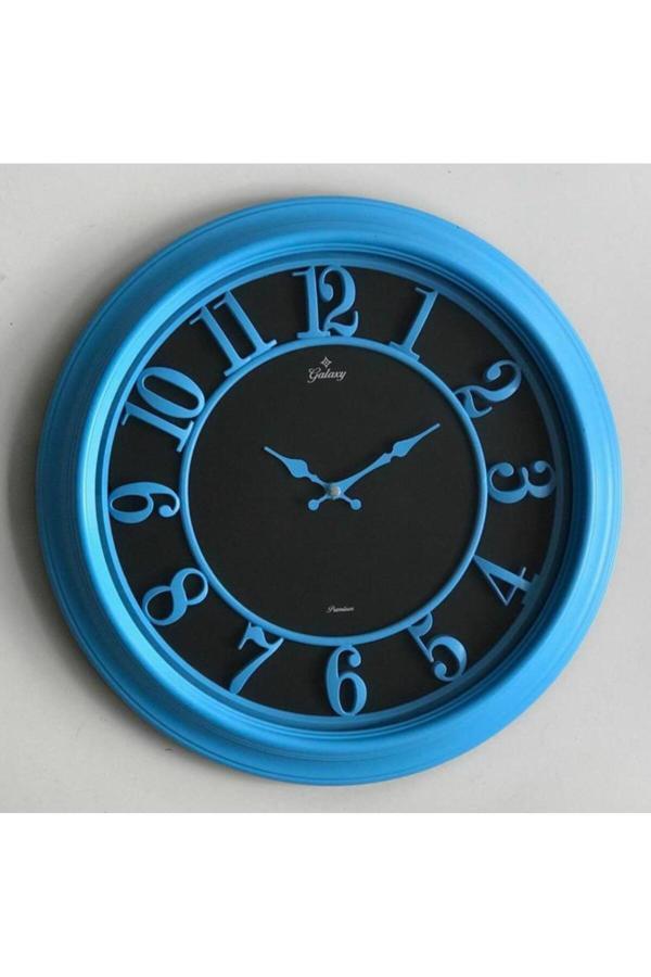 Galaxy Nostaljik 1963 46 Cm Kabartma Rakamlı Duvar Saati, Şık Ve Zarif Tasarım - Image 1
