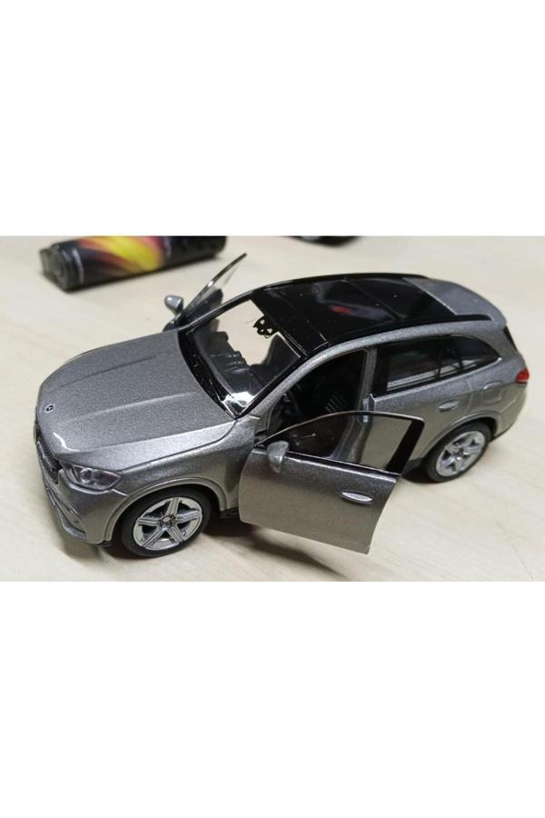 Welly Oyuncak Metal Model Araba 1/36 Çek Bırak Mercedes Benz Glc 220 Gri - Image 1