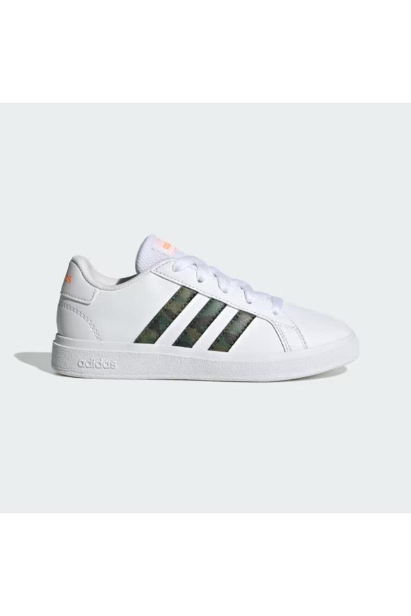 Adidas Grand Court 2.0 K Çocuk Beyaz Sneaker - Image 1