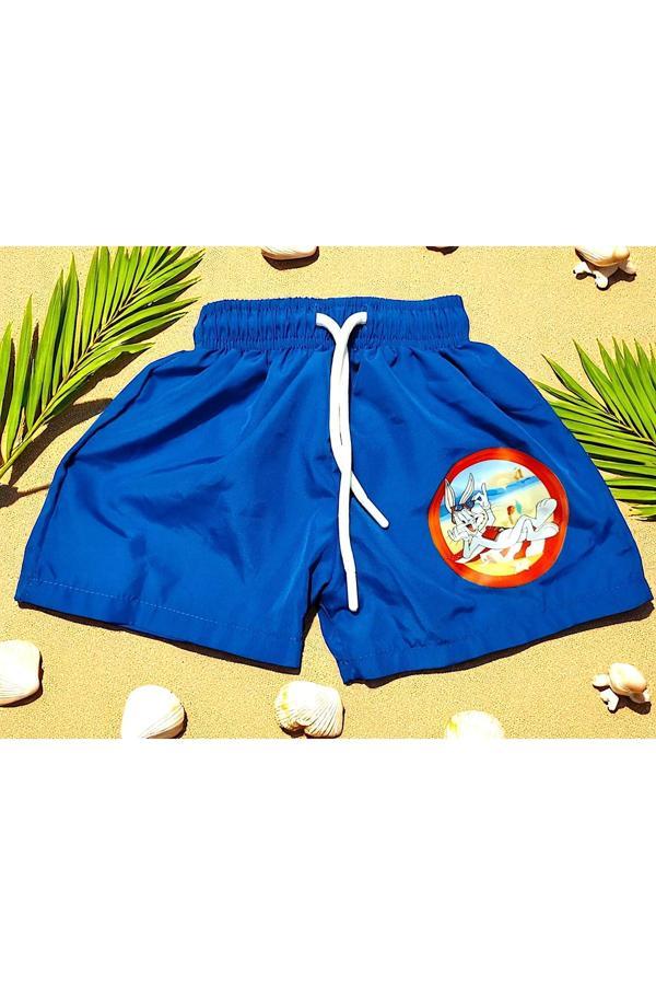 Milays Life Home Collection Ağ Fileli Deniz Şortu - Image 1