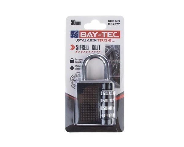 Şifreli Asma Kilit 50 mm-MK2377  BAY-TEK - Image 1