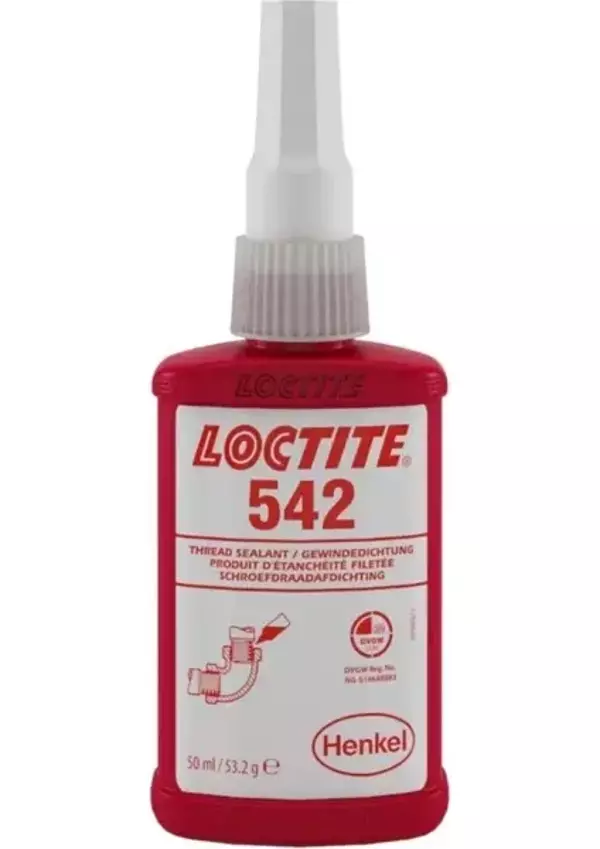 Loctite 542 Orta Mukavemetli Hidrolik Pnömatik Dişli Sızdırmazlığı 50 Ml - Image 1