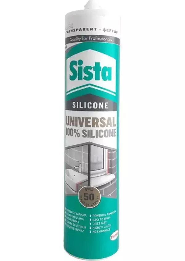 Sista Universal Silikon Şeffaf- 280Ml - Image 1