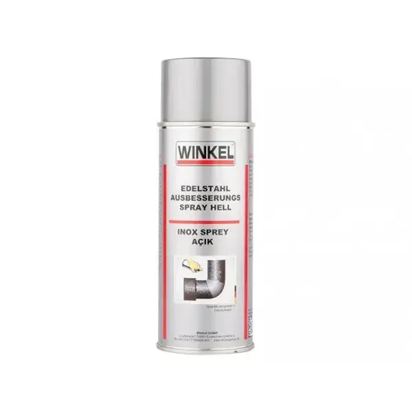 Winkel Paslanmaz Çelik (İnox) Sprey Açık Renk 400Ml Premium - Image 1