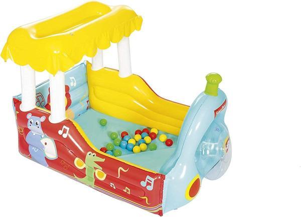 Bestway Fisher-Price 25 Oyun Topu Ile Tren Top Çukuru - Image 1