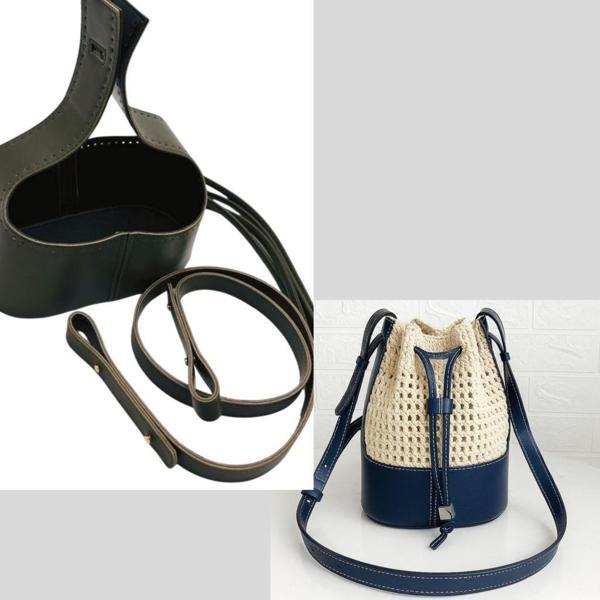 Angel Çanta Aksesuar Torba2 Model Çanta Yapım Aparatı Haki Renk Light Gold Metalli - Image 1