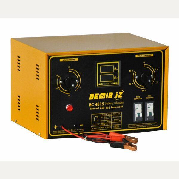 DEMİRİZ BC 4815 48V-15A Manuel Dört Akü Şarj  - Image 1