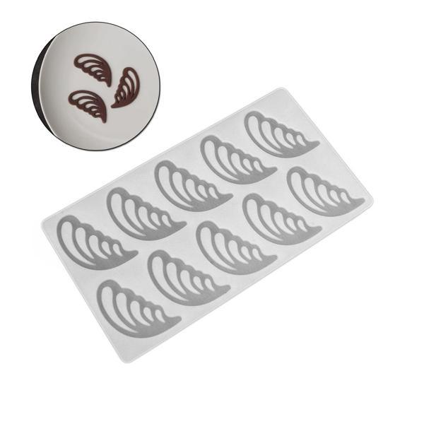 Silikon Kanat Şeklinde Çikolata ve Şeker Kalıbı 10 Lu - Image 1