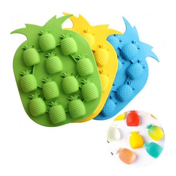 Silikon Çoklu Ananas Çikolata Ve Jelibon Kalıbı 12 Li - Image 1