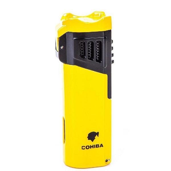 Cohiba CCM0623 4 Torch Gunmetal Puro Çakmağı Sarı - Image 1